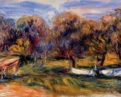 皮埃尔 奥古斯特 雷诺阿 : Landscape with Orchard